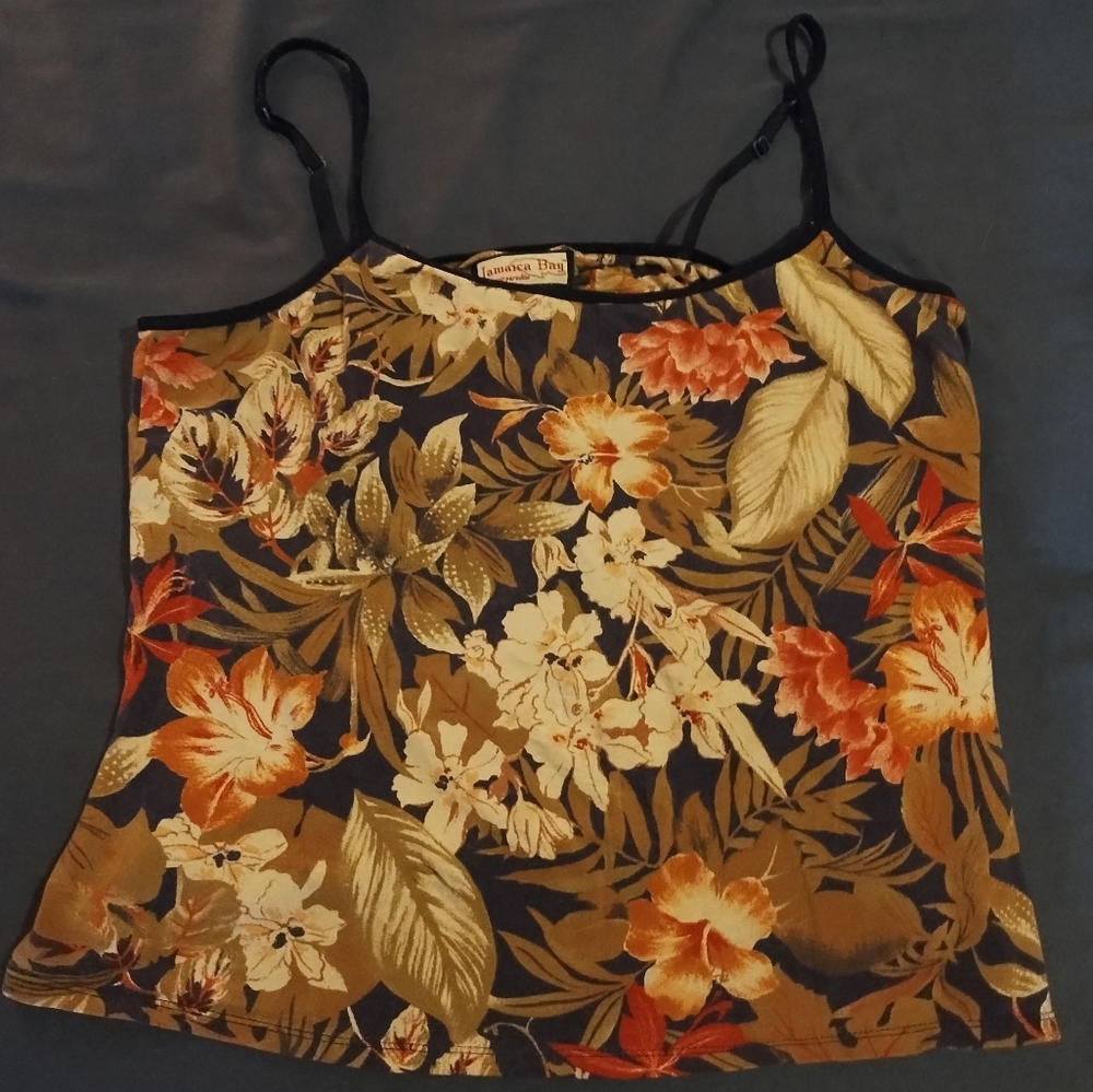 Vintage Cotton Tropical Tank XL